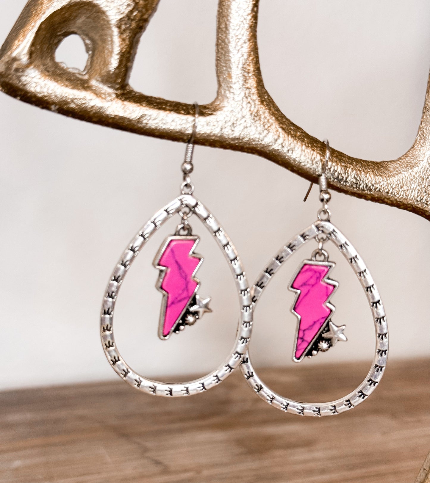 Western Lightening Dangle Earrings