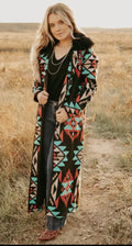 Azteca Chic Knit Duster