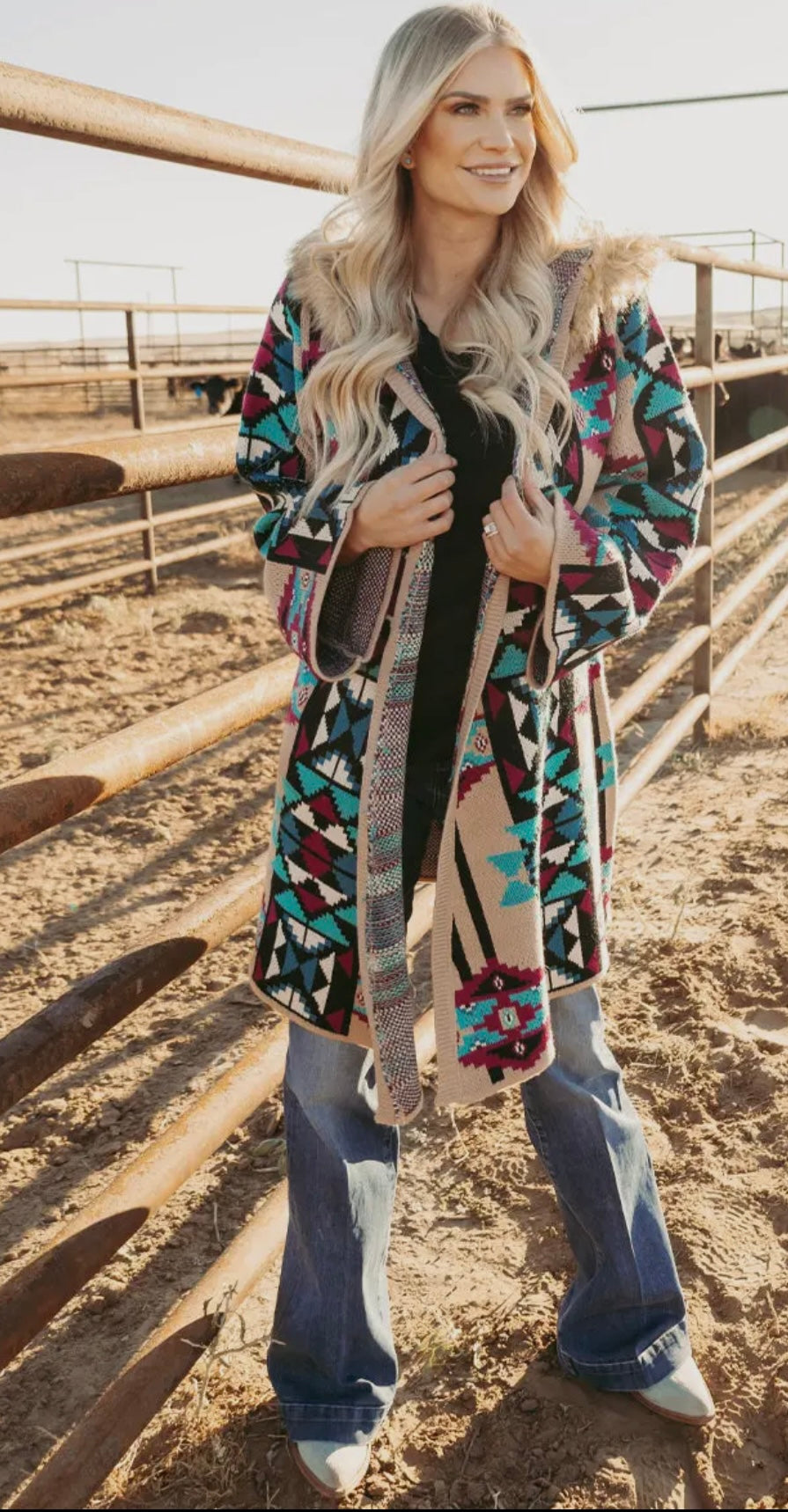 Arroyo Knit Hooded Cardigan