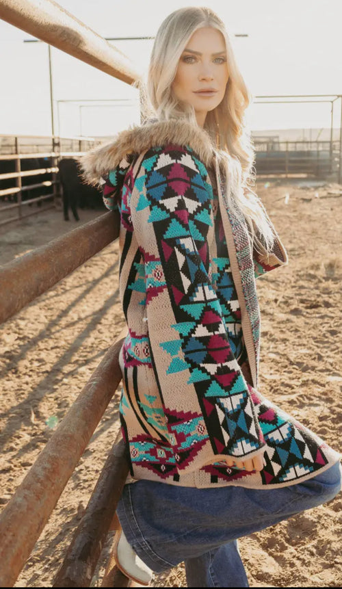 Arroyo Knit Hooded Cardigan