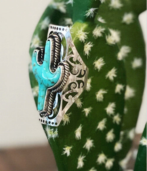 Cactus Turquoise Ring-SOLD OUT