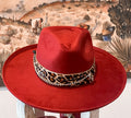 HAT BAND - Black & Gold Leopard-SOLD