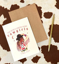 Western Cowgirl Greeting Card