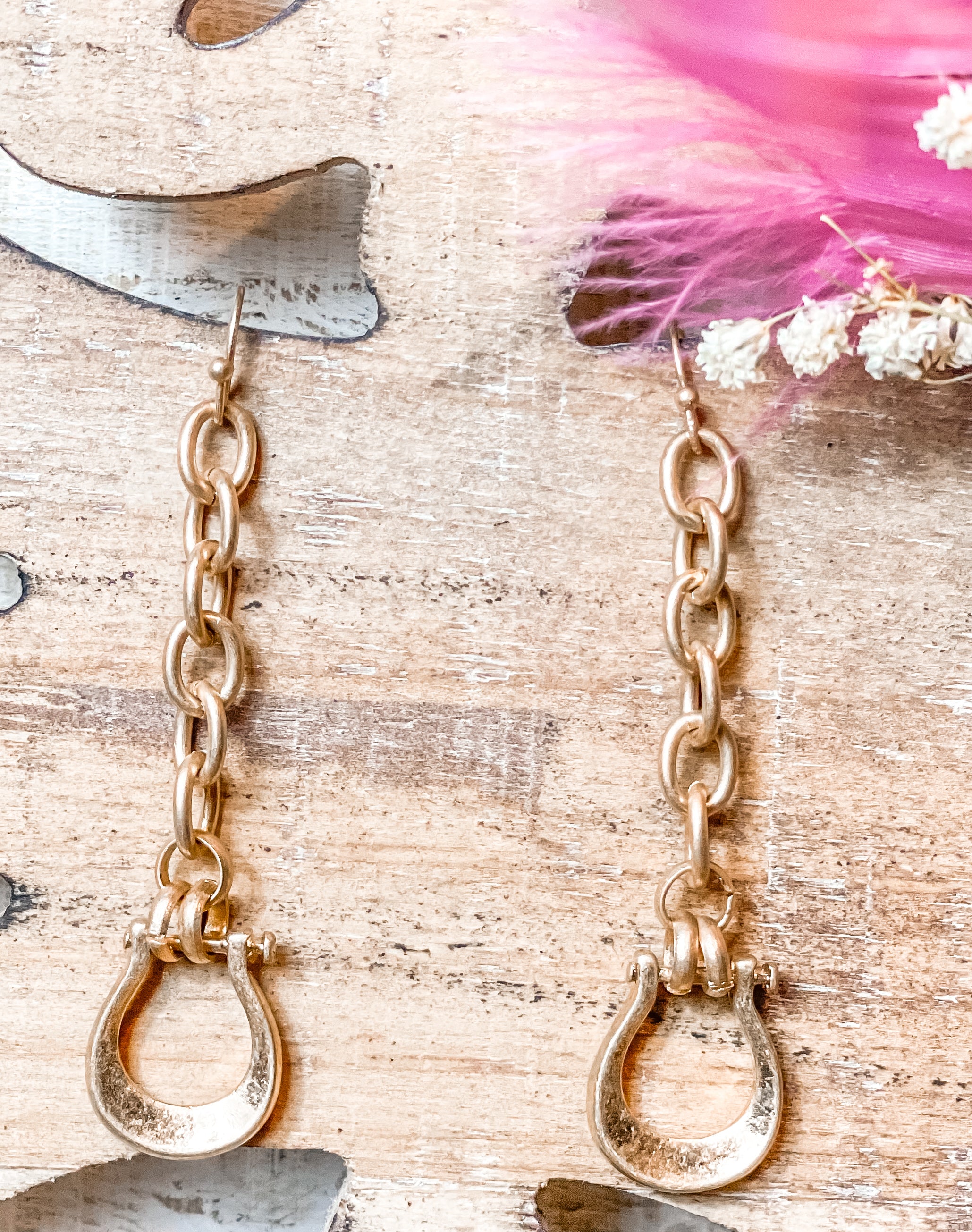 Western Horsebit Dangle Earrings
